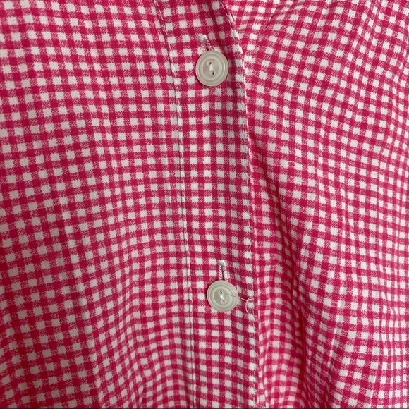 Christopher & Banks Red & White Plaid Top - Picture 7 of 7